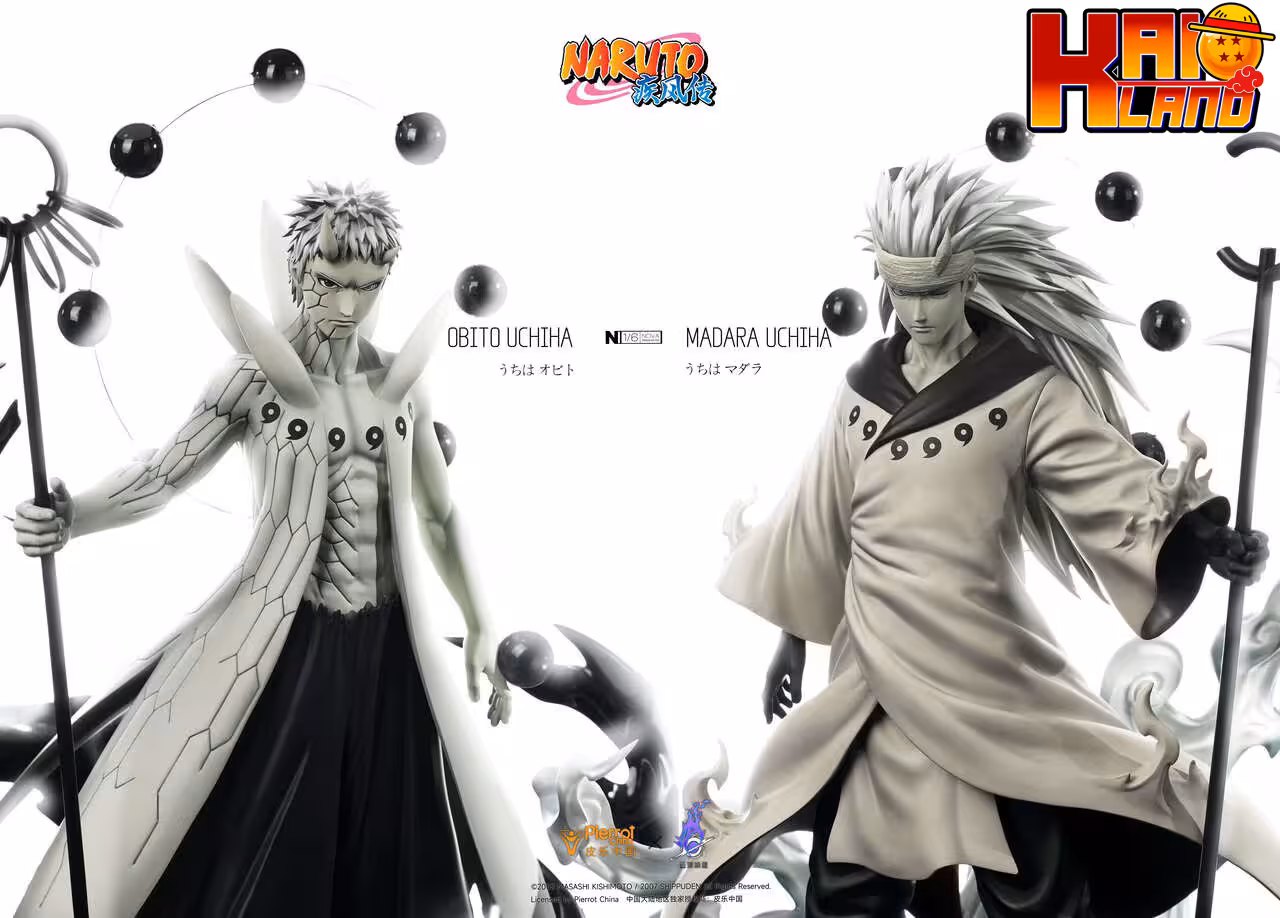 Naruto PickStar Studio Uchiha Madara x Uchiha Obito Licensed Resin Statue