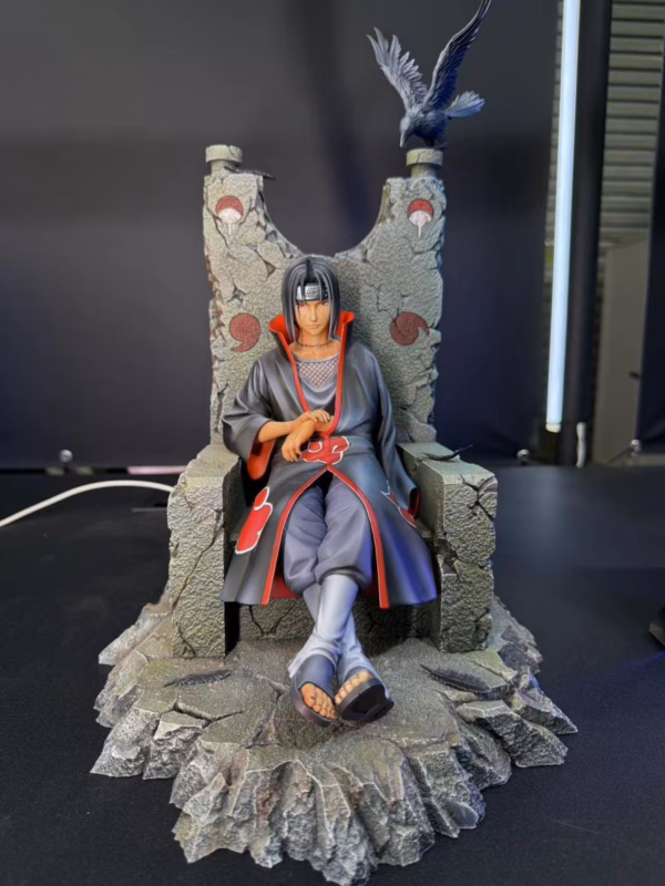 Naruto Pickstar Studio Uchiha Itachi Seated on the Throne Licensed Resin Statue 0