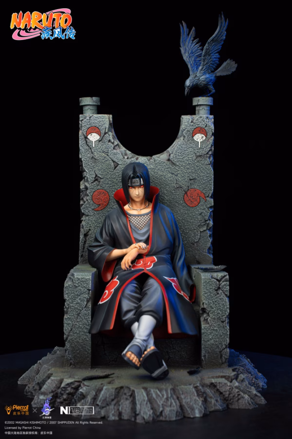 Naruto Pickstar Studio Uchiha Itachi Seated on the Throne Licensed Resin Statue 1