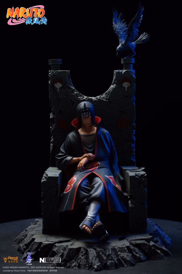 Naruto Pickstar Studio Uchiha Itachi Seated on the Throne Licensed Resin Statue 4