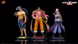 One Piece AS Studio Scopper Gaban x Gol D Roger x Silvers Rayleigh Resin Statue