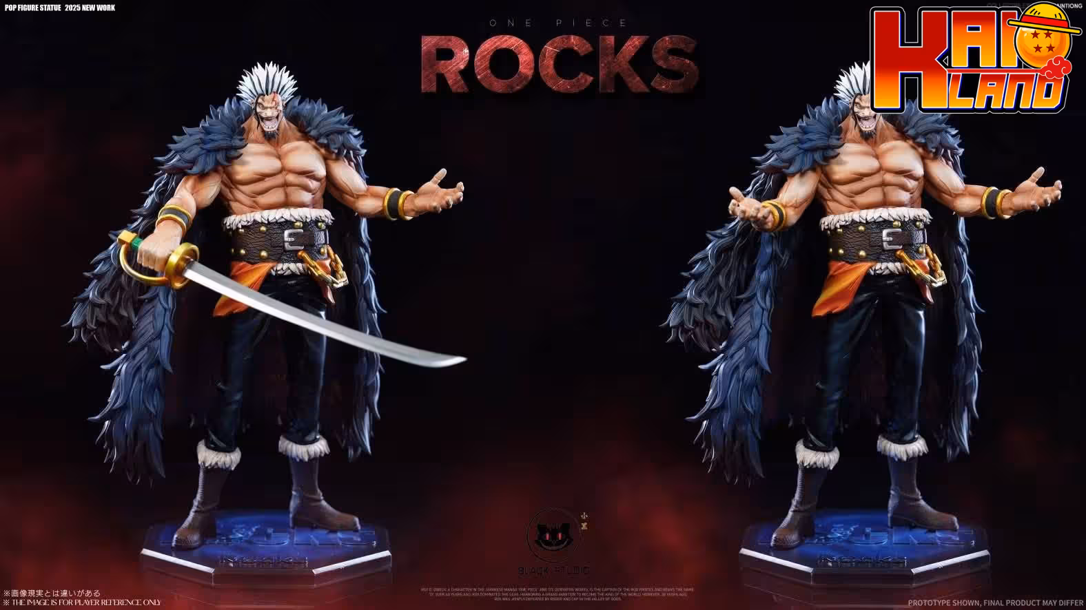 One Piece Black Studio Rocks D Xebec Resin Statue