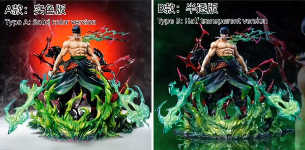 One Piece LX Studio x SY Studio Zoro King of Hell Resin Statue 1 1