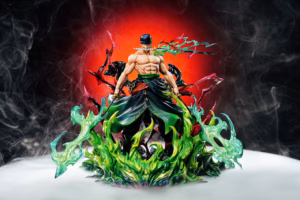One Piece LX Studio x SY Studio Zoro King of Hell Resin Statue
