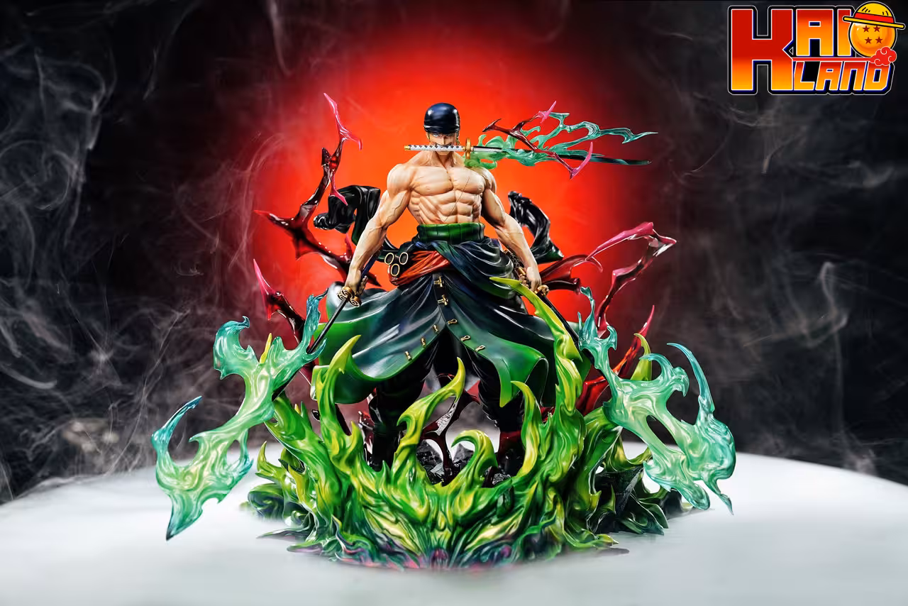 One Piece LX Studio x SY Studio Zoro King of Hell Resin Statue