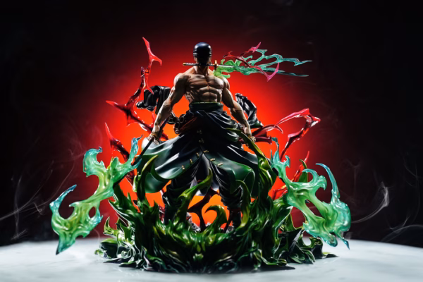 One Piece LX Studio x SY Studio Zoro King of Hell Resin Statue 2