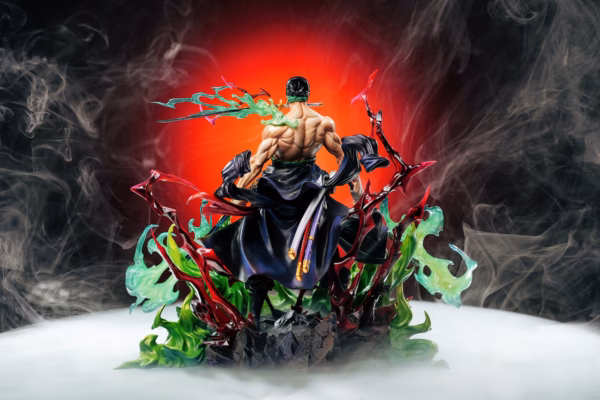One Piece LX Studio x SY Studio Zoro King of Hell Resin Statue 3