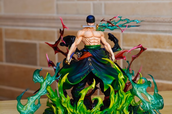 One Piece LX Studio x SY Studio Zoro King of Hell Resin Statue 4