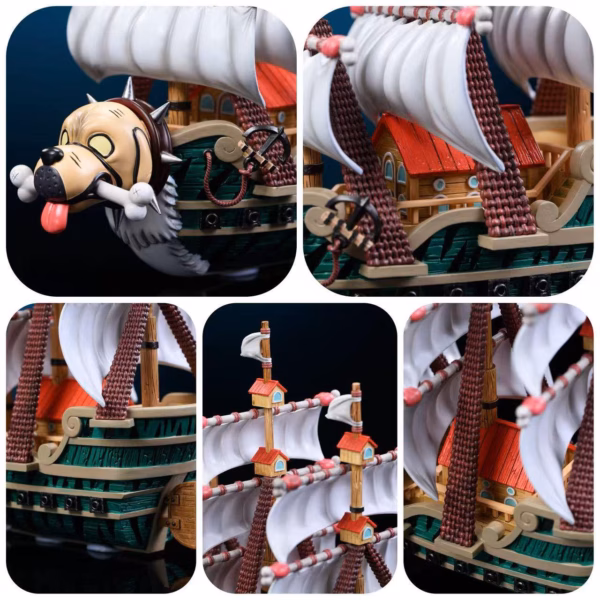 One Piece M4 Studio Garps Marine Ship Resin Statue 4