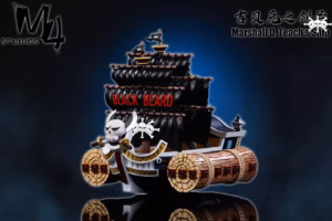 One Piece M4 Studio Marshall D Teach x Kurohige Ship Resin Statue