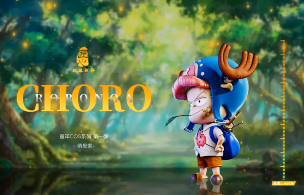 One Piece Pin Jiang Meng Qi Studio Childhood Cos Chopper Roronoa Zoro Resin Statue 4