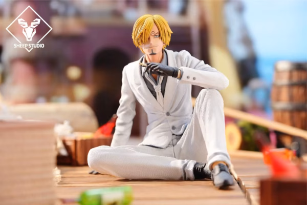 One Piece Sheep Studio Sitting Sanji Resin Statue 2
