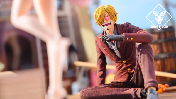One Piece Sheep Studio Sitting Sanji Resin Statue 4