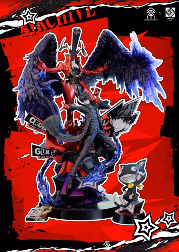 Persona 5 Royal Aftershock Studio x Fibonacci Studio Joker x Arsene Resin Statue 2