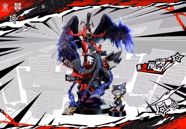 Persona 5 Royal Aftershock Studio x Fibonacci Studio Joker x Arsene Resin Statue 3