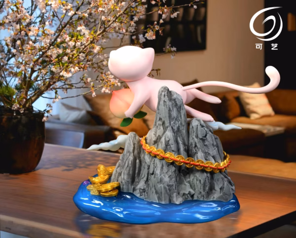 Pokemon Ke Ki Mo Wan Studio Fortune Mew Resin Statue 2