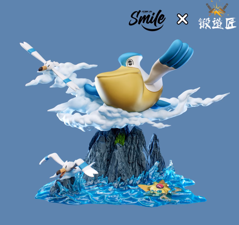 Pokemon Smile Studio Pelipper Resin Statue