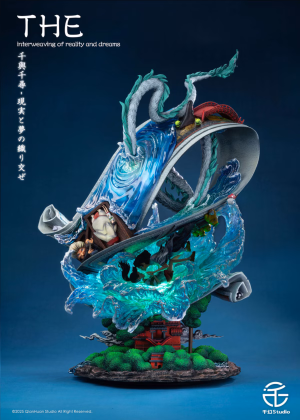 Spirited Away Qianhuan Studio The interweaving of reality and dreams Resin Statue 2