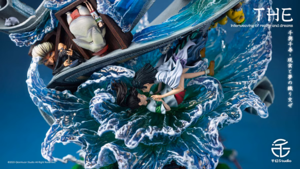 Spirited Away Qianhuan Studio The interweaving of reality and dreams Resin Statue 4