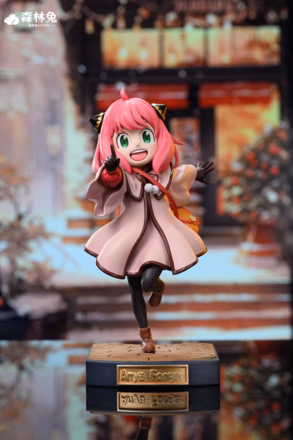 Spy x Family Forest Rabbit Studio Anya Cosplay Transformation Resin Statue 1