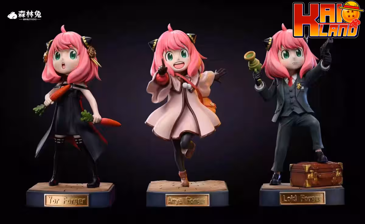 Spy x Family Forest Rabbit Studio Anya Cosplay Transformation Resin Statue