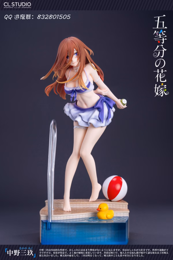 The Quintessential Quintuplets CL Studio Nakano Miku Resin Statue 2