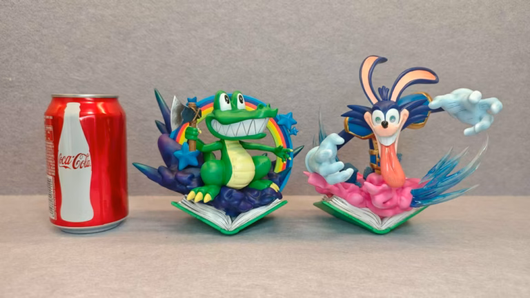 YuGiOh WASP Studio Toon Alligator x Dark rabbit Resin Statue