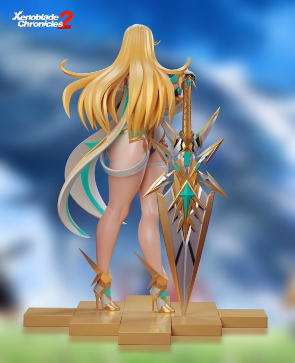 Xenoblade Chronicles BGA Studio Mythra x Pyra Resin Statue 3
