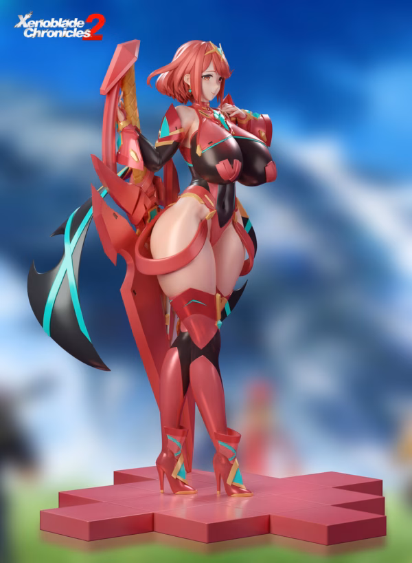 Xenoblade Chronicles BGA Studio Mythra x Pyra Resin Statue 4