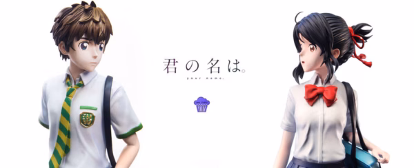 Your Name Cake Studio Taki Tachibana X Mitsuha Miyamizu Resin Statue 4