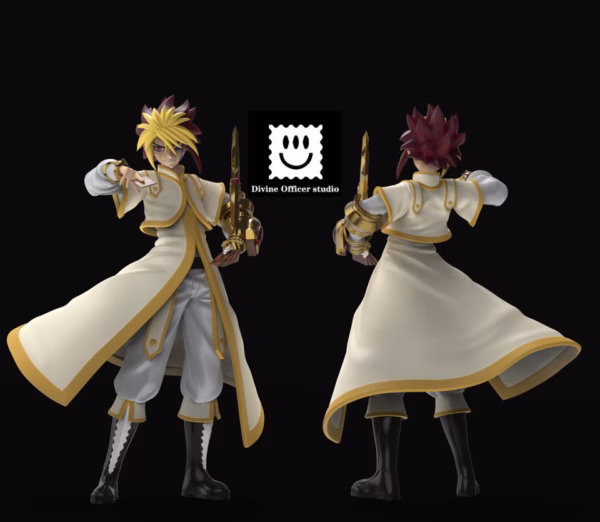 Yugioh Divine Officer Studio Quattro Resin Statue 2