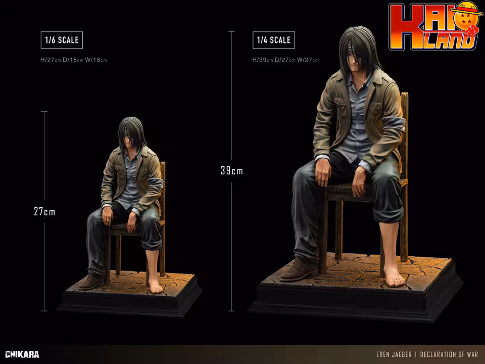Attack on Titan Chikara Studio Eren Jaeger Resin Statue