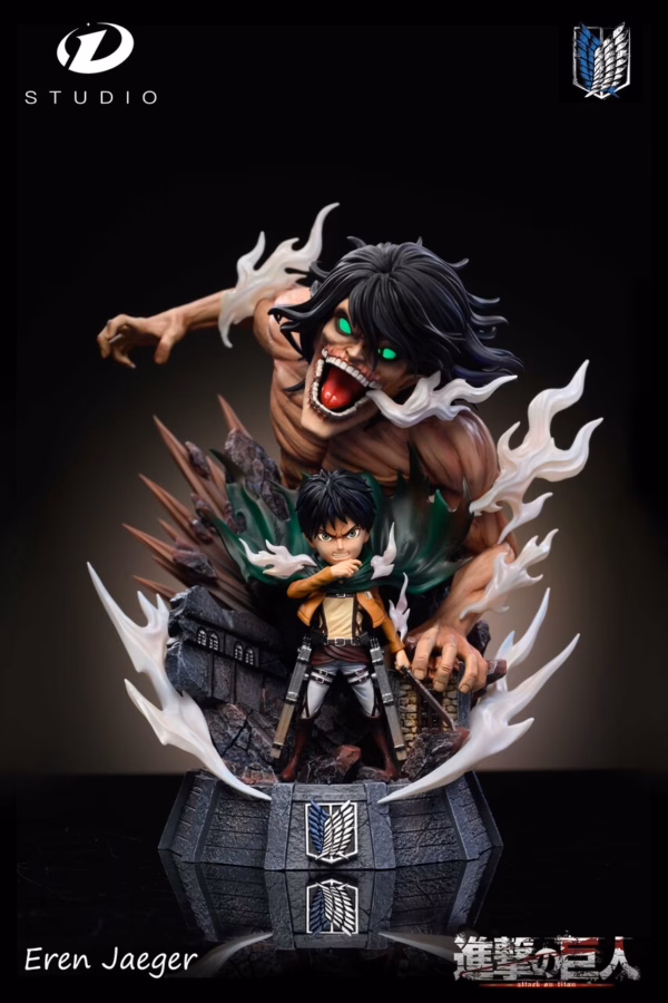 Attack on Titan D Studio Eren x Attack Titan Resin Statue 2