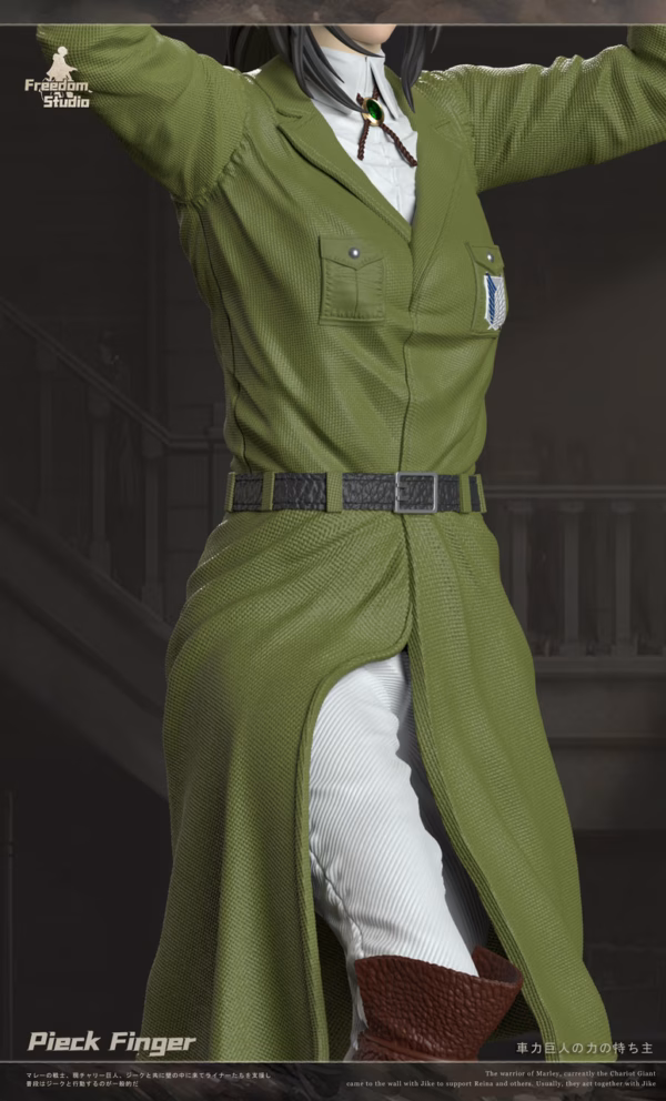 Attack on Titan Freedom Studio Pieck Finger Surrender Resin Statue 3