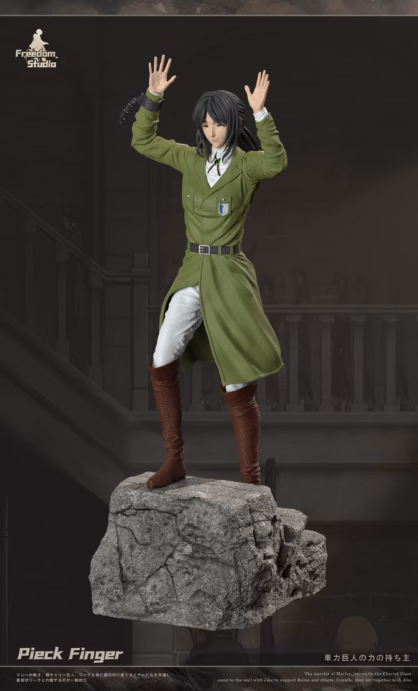 Attack on Titan Freedom Studio Pieck Finger Surrender Resin Statue 5