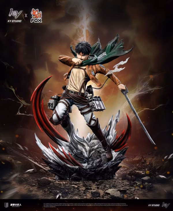 Attack on Titan KY Studio x Fox Studio Eren Jaeger Resin Statue 1