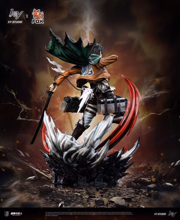Attack on Titan KY Studio x Fox Studio Eren Jaeger Resin Statue 2