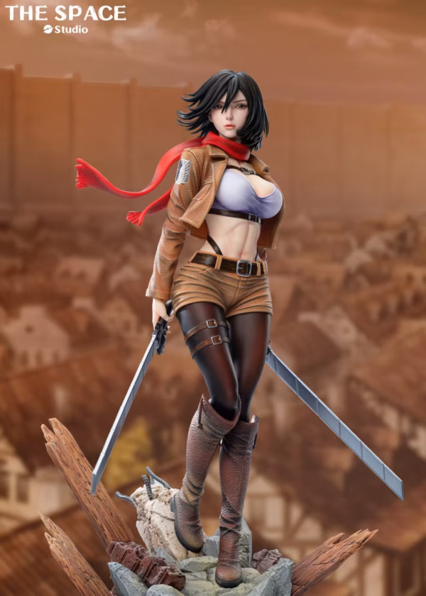 Attack on Titan The Space Studio Mikasa Ackerman Resin Statue 2