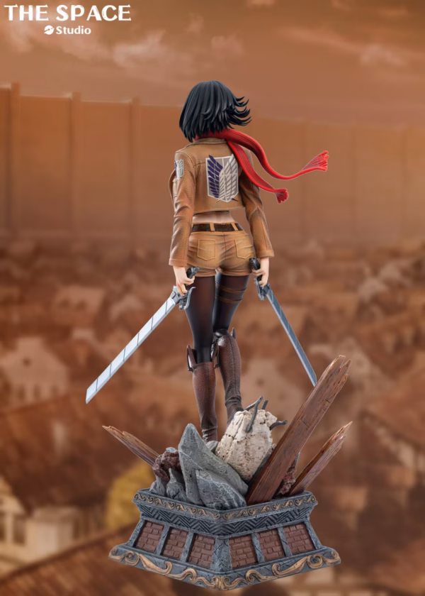 Attack on Titan The Space Studio Mikasa Ackerman Resin Statue 3