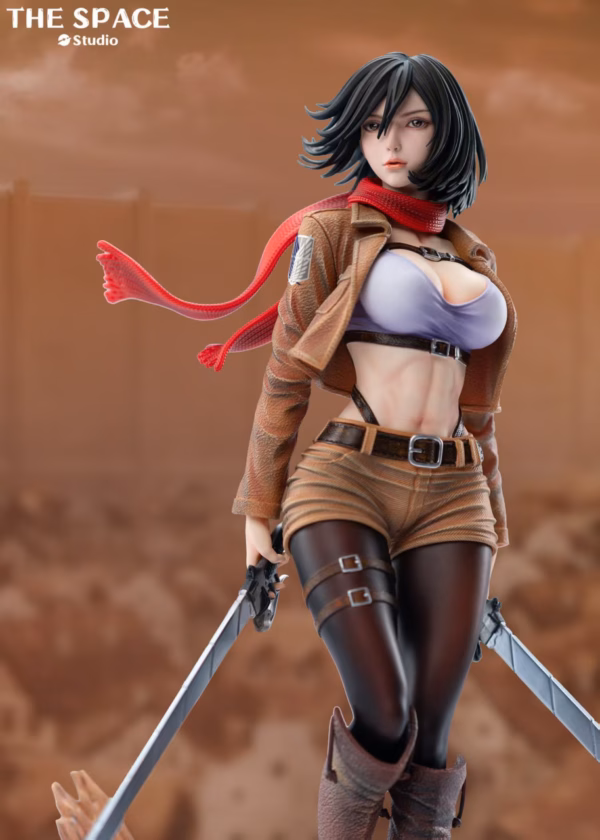 Attack on Titan The Space Studio Mikasa Ackerman Resin Statue 4