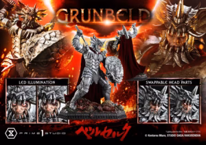 Berserk Prime 1 Studio Grunbeld Vs Guts Berserker ArmorLicensed Resin Statue