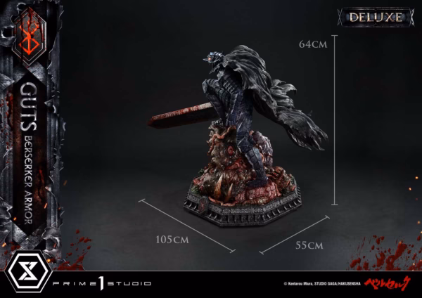 Berserk Prime 1 Studio Guts Berserker Armor Licensed Resin Statue 6