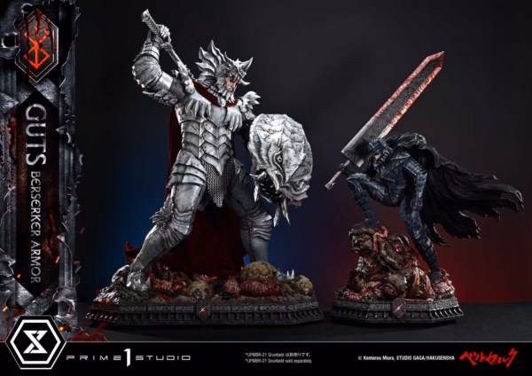Berserk Prime 1 Studio Guts Berserker Armor Licensed Resin Statue 9