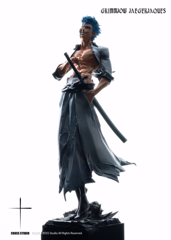 Bleach Cross Studio Grimmjow Jaegerjaques Resin Statue 4