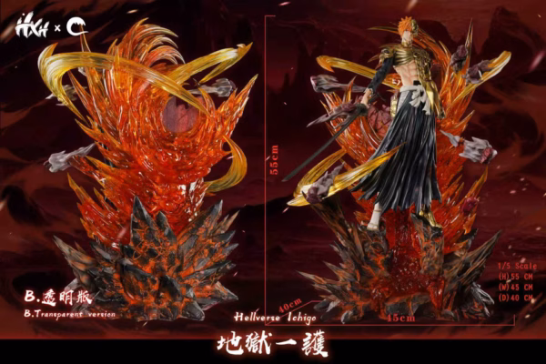 Bleach HXHENG × CHENG Studio Hellverse Ichigo Resin Statue 3