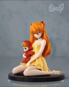 Neon Genesis Evangelion BUFF Studio Sitting Asuka Resin Statue