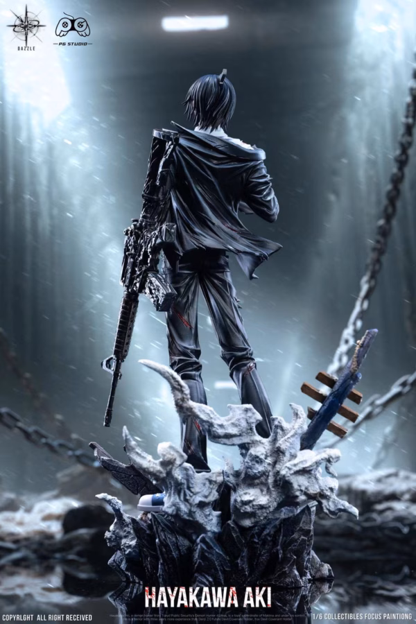 Chainsaw Man Dazzle x PG Studio Hayakawa Aki Resin Statue 5