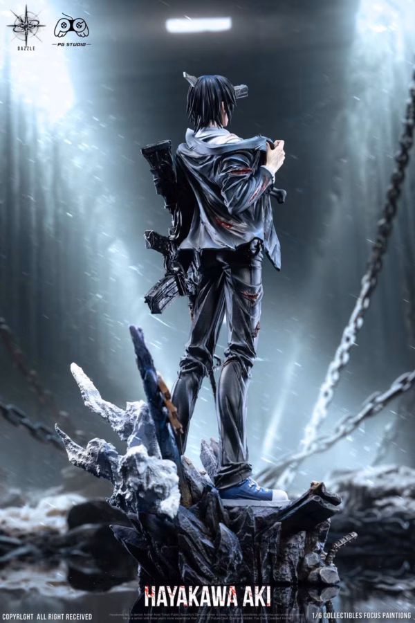 Chainsaw Man Dazzle x PG Studio Hayakawa Aki Resin Statue 6