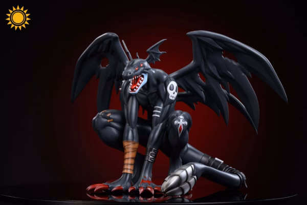 Digimon Sun Toys Studio Devidramon Resin Statue 4