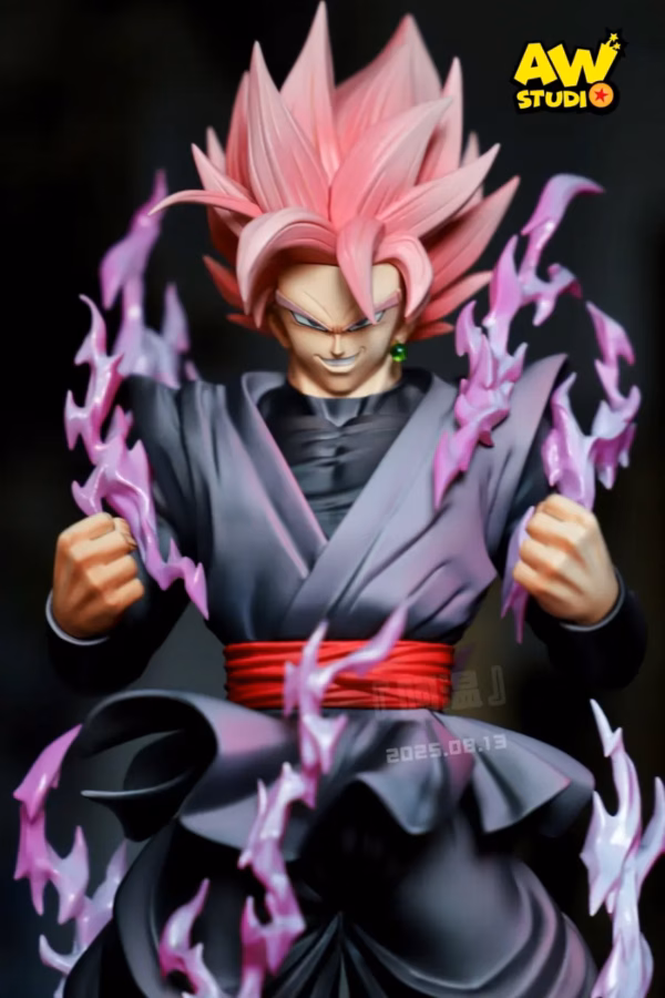 Dragon Ball AW Studio Goku Super Saiyan Rose Resin Statue 3